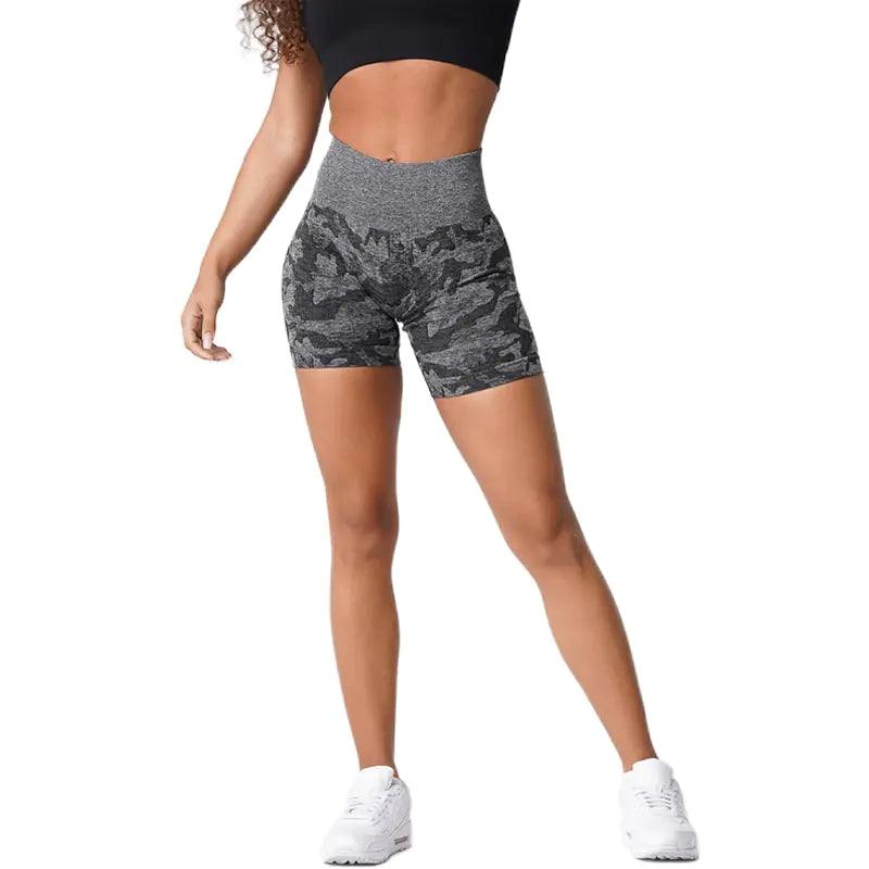 Camo Seamless Shorts - FortitudeActivewear