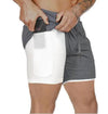 Mens 2 in 1 Fitness Running Shorts - FortitudeActivewear