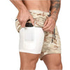 Mens 2 in 1 Fitness Running Shorts - FortitudeActivewear