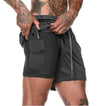 Mens 2 in 1 Fitness Running Shorts - FortitudeActivewear