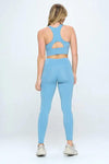 Two Piece Activewear Set with Cut-Out Detail - FortitudeActivewear