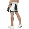 Anime Running Shorts Men Fitness Gym Training 2 in 1 Sports Shorts - FortitudeActivewear