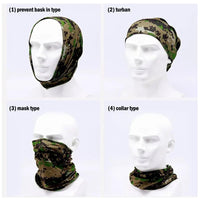 Camouflage Seamless Magic Bandana - FortitudeActivewear