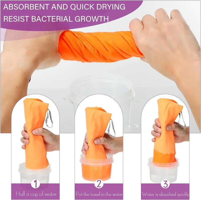 Quick-Drying Microfiber Towel With Mesh Bag - FortitudeActivewear