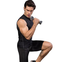 Men Compression Sport Tight Tank - FortitudeActivewear