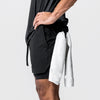 Men's Fitness Sports Shorts Running Muscle Training - FortitudeActivewear