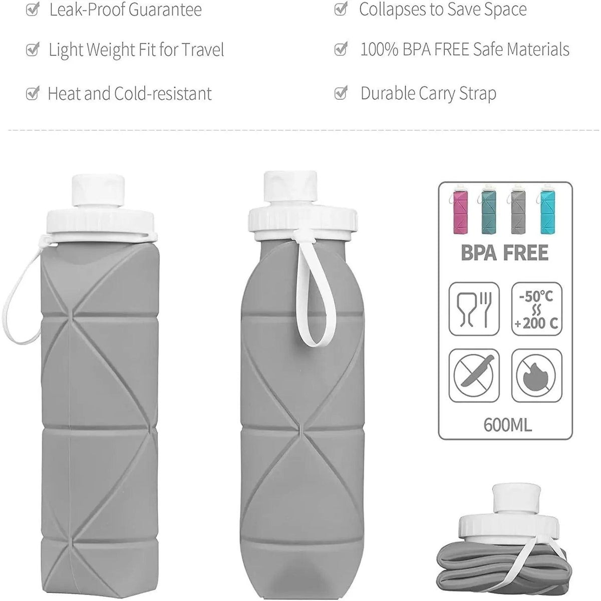 Foldable Silicone Hydration - FortitudeActivewear