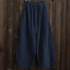 Cotton Linen Style Harem Pants - FortitudeActivewear