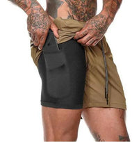 Mens 2 in 1 Fitness Running Shorts - FortitudeActivewear