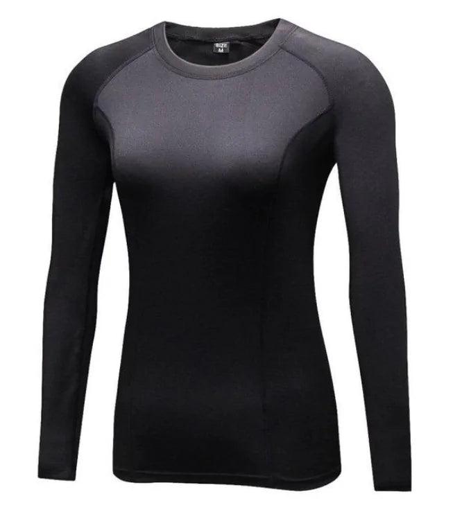 FitFlex Womens Fitness Compression Full Sleeve Top - FortitudeActivewear