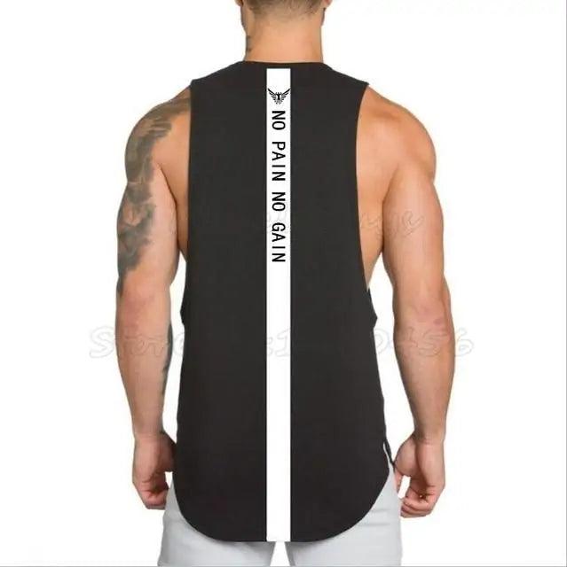 Bodybuilding Fitness Sleeveless Vest - FortitudeActivewear