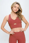 Two Piece Activewear Set with Cut-Out Detail - FortitudeActivewear