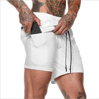 Mens 2 in 1 Fitness Running Shorts - FortitudeActivewear