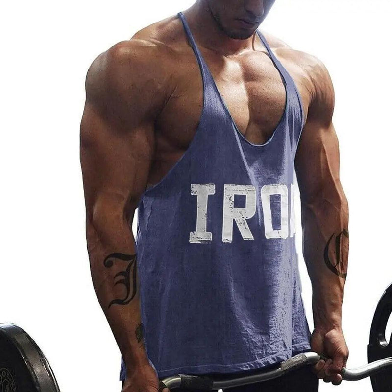 Men's Athletic Printed Gym Workout Bodybuilding Tank Tops - FortitudeActivewear